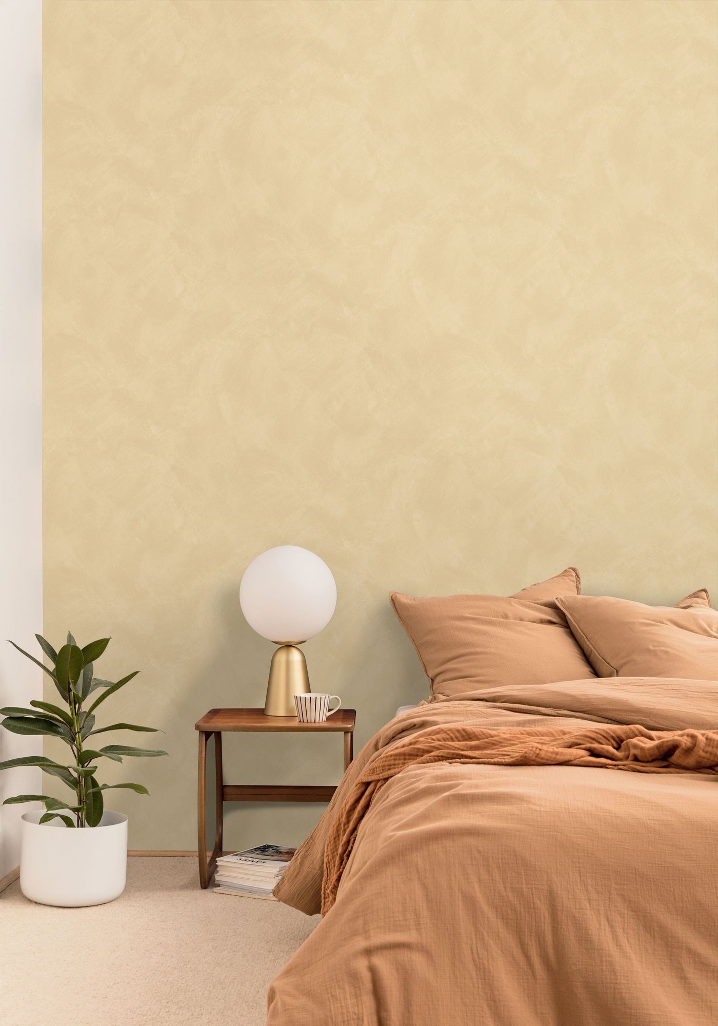 MIP106081120 Uni Mat Beige Dune Wallpaper by Caselio