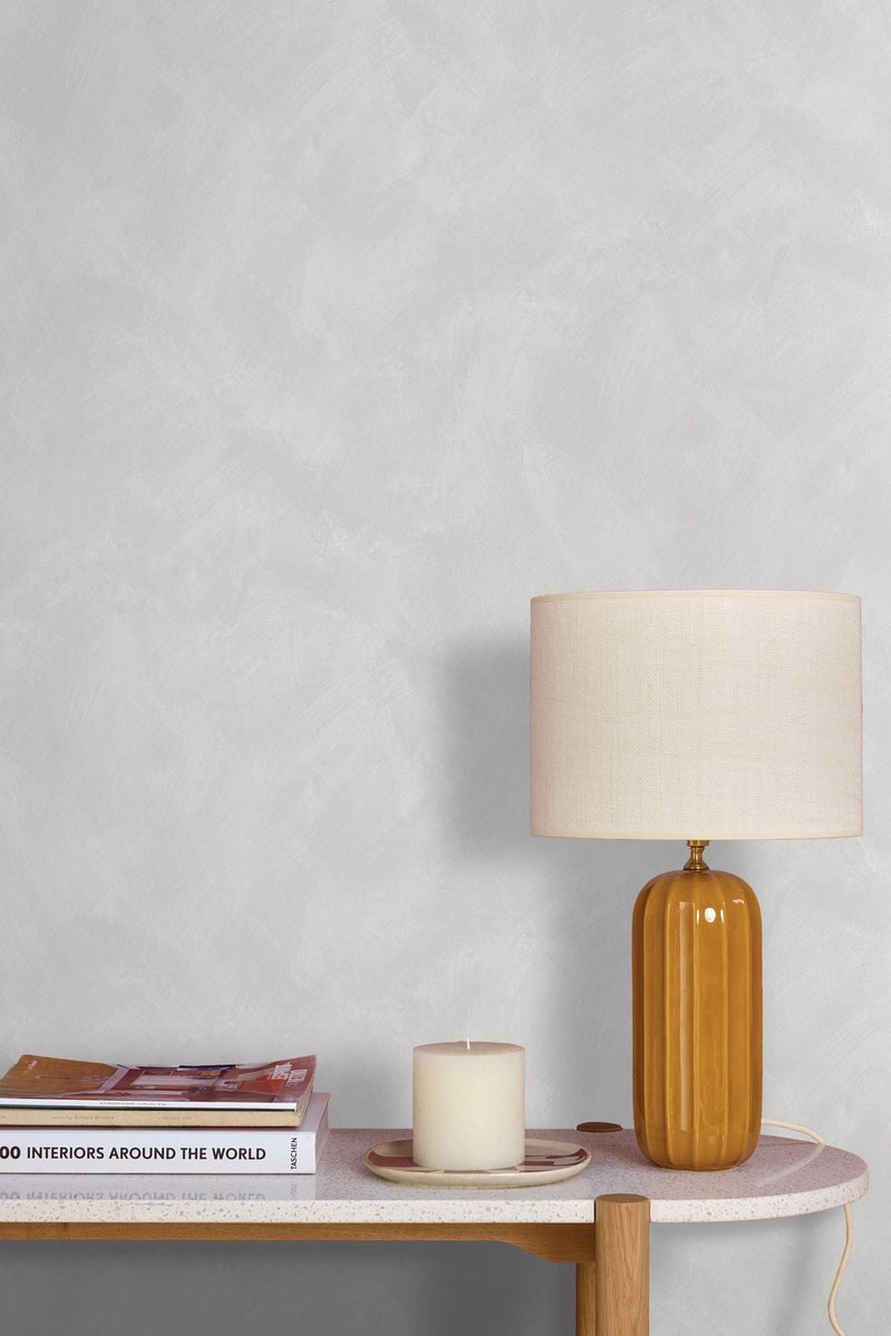 MIP106089232 Uni Mat Grey Galet Wallpaper by Caselio