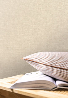 MIP104011136 Uni Mat Linen Wallpaper by Caselio