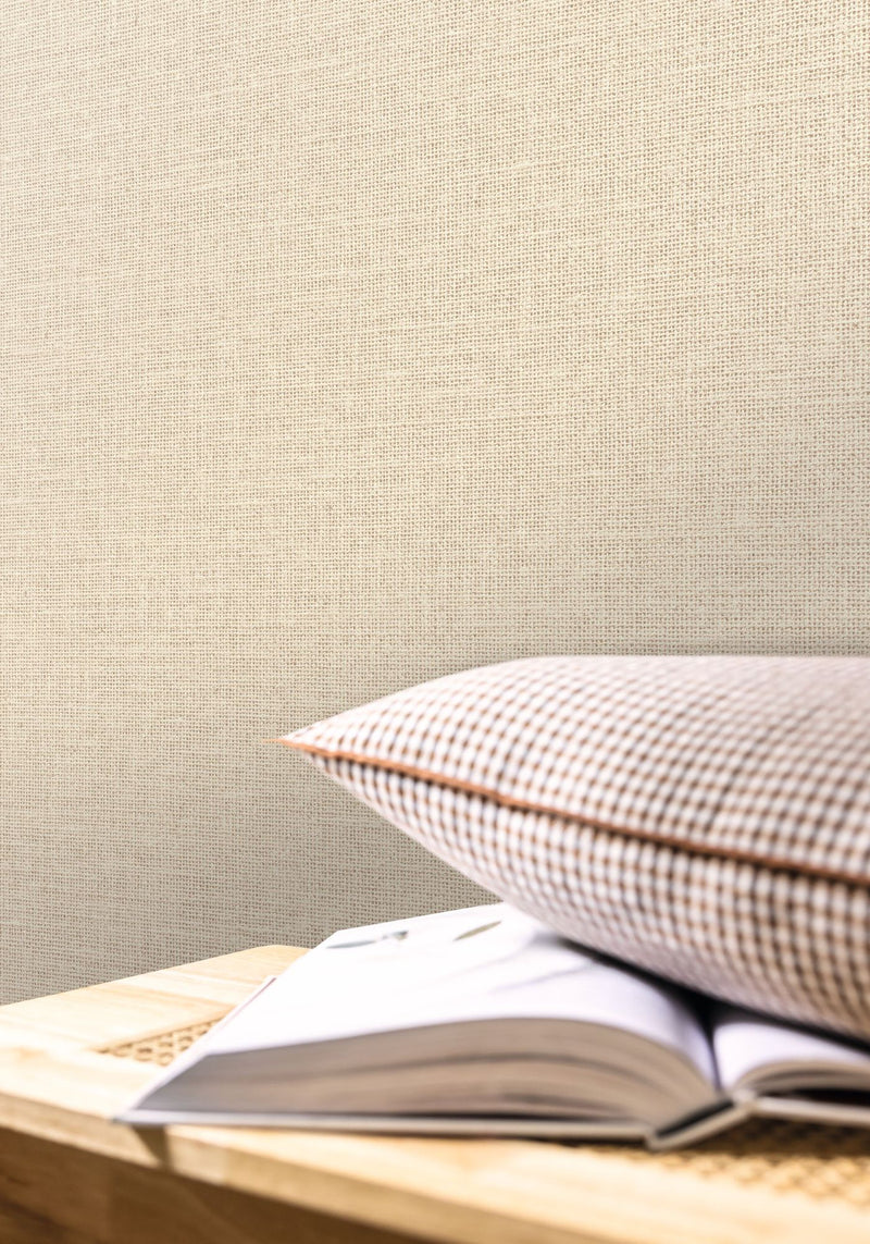 MIP104011136 Uni Mat Linen Wallpaper by Caselio