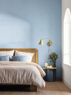 MIP104016150 Uni Mat Blue Abysse Wallpaper by Caselio