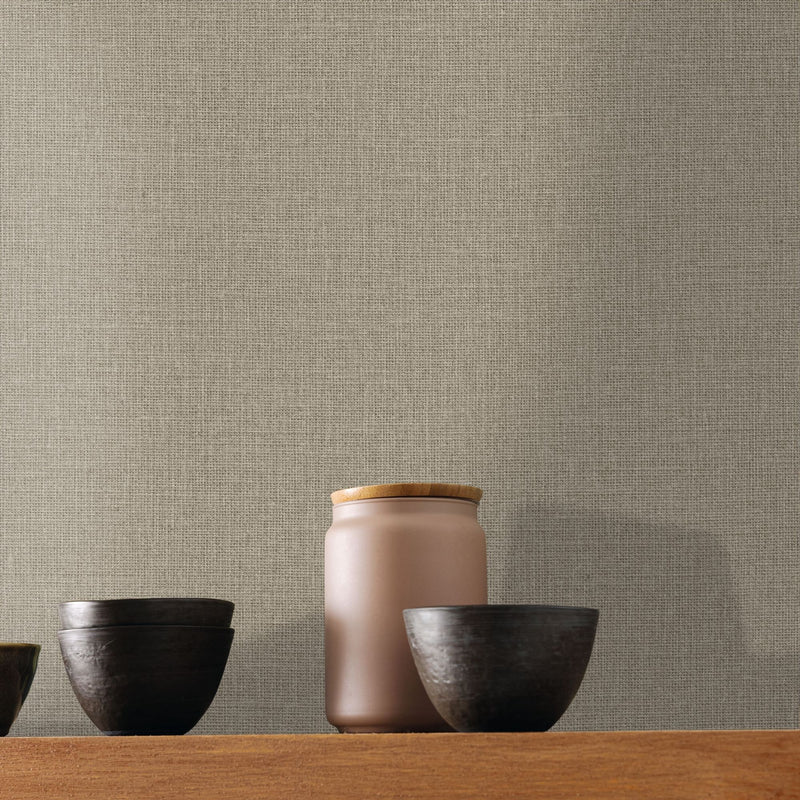 MIP104019855 Uni Mat Grey Cendree Wallpaper by Caselio