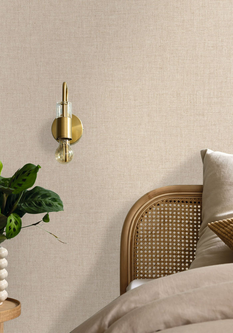 MIP103221720 Uni Mat Dark Beige Wallpaper by Caselio