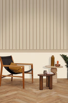 MIP106731120 Classic Lines Taupe Gold Wallpaper by Caselio