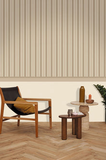 MIP106731120 Classic Lines Taupe Gold Wallpaper by Caselio