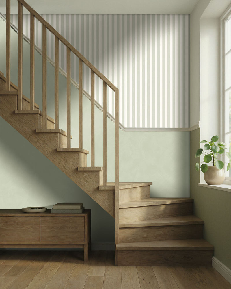 MIP106087046 Uni Mat Green D Eau Wallpaper by Caselio