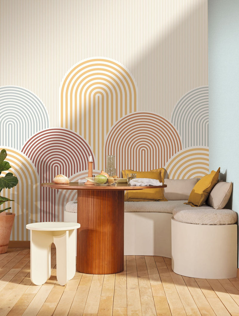MIP104016009 Uni Mat Blue Glacier Wallpaper by Caselio