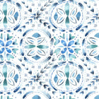 Casia Denim Country Folk Wallpaper by Voyage Maison | CASIA/WPO/DEN