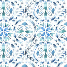 Casia Denim Country Folk Wallpaper by Voyage Maison | CASIA/WPO/DEN