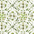 Casia Sage Country Folk Wallpaper by Voyage Maison