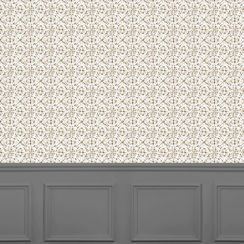 Casia Stone Country Folk Wallpaper by Voyage Maison | CASIA/WPO/STO