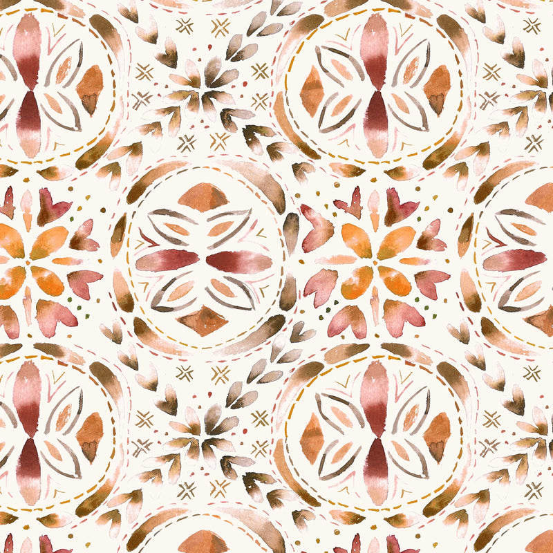 Casia Terracotta Wallpaper by Voyage Maison | CASIA/WPO/TER