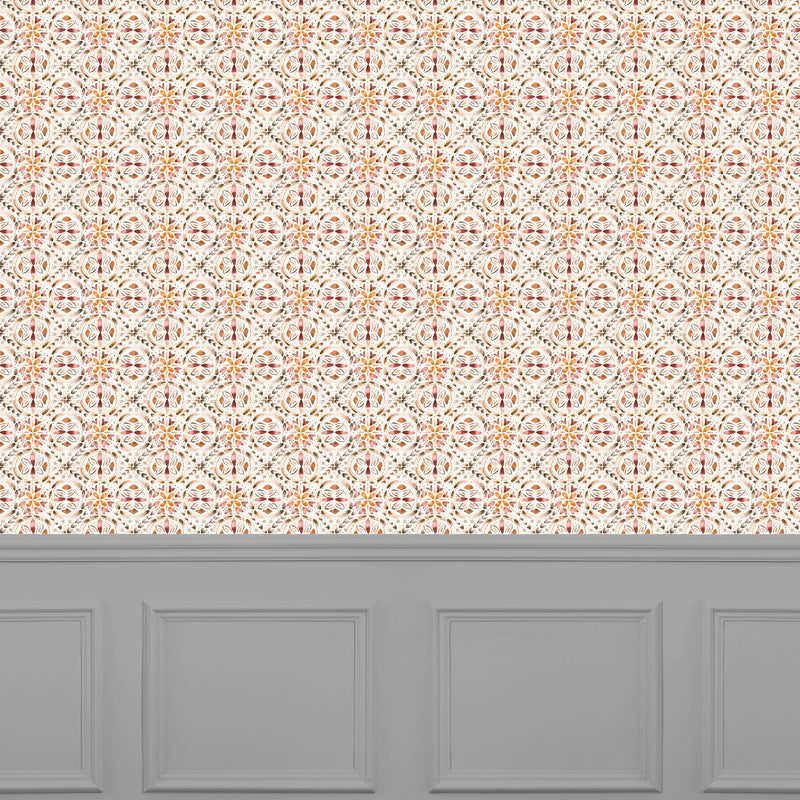 Casia Terracotta Wallpaper by Voyage Maison | CASIA/WPO/TER