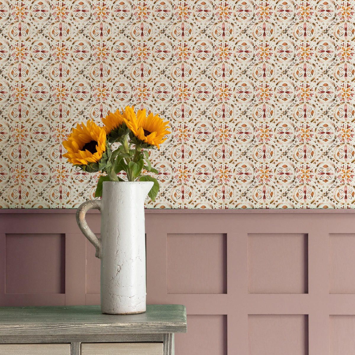 Casia Terracotta Wallpaper by Voyage Maison | CASIA/WPO/TER