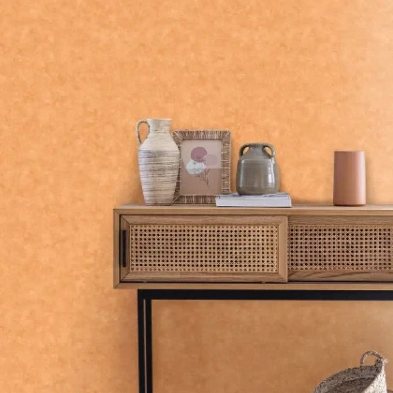 101483312 Beton Uni Terre Cuite Color Box 3 Wallpaper by Caselio