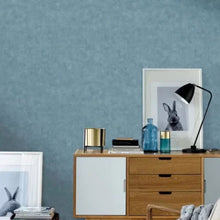 101486280 Beton Uni Bleu Maree Color Box 3 Wallpaper by Caselio
