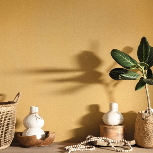 102222525 Chevron Uni Ocre Color Box 3 Wallpaper by Caselio