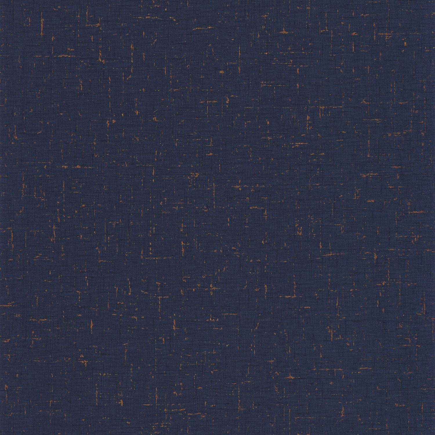 103776552 Gaze Metal Bleu Nuit Cuivre Color Box 3 Wallpaper by Caselio