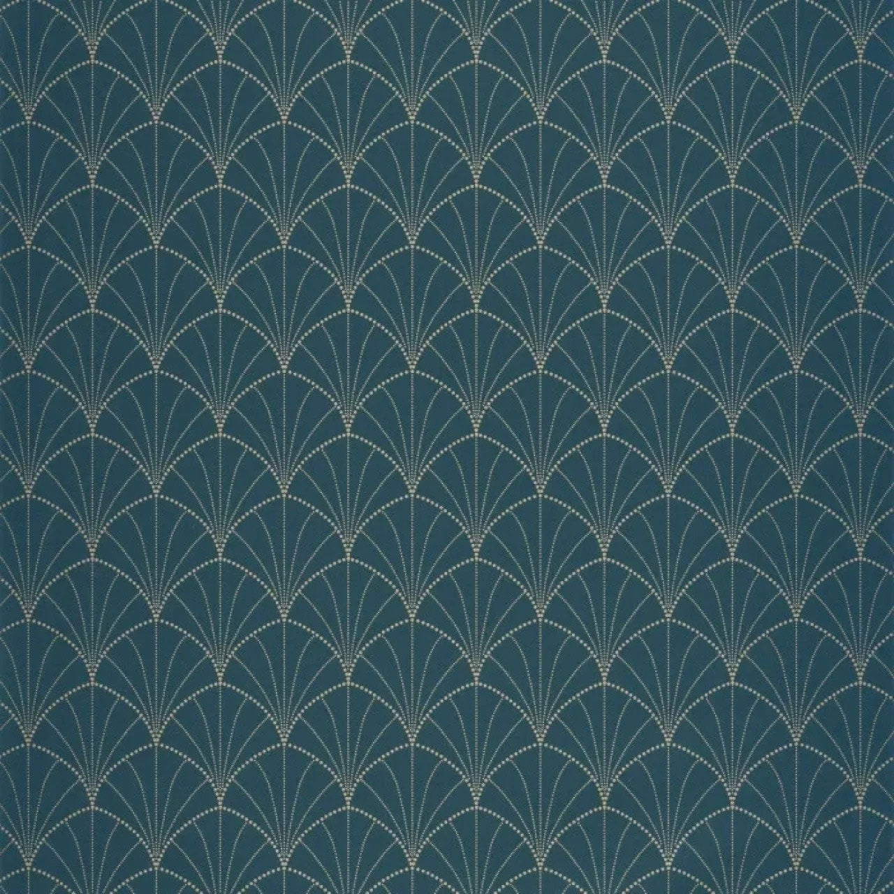 103826217 Edgar Bleu Canard Or Color Box 3 Wallpaper by Caselio