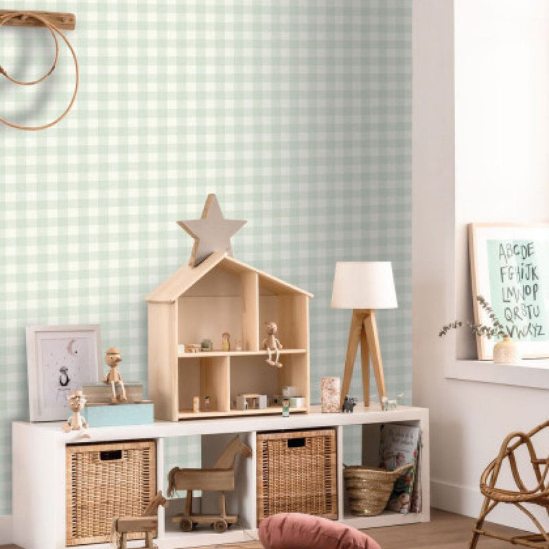 104420764 Victoria Vert D'Eau Color Box 3 Wallpaper by Caselio