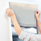 CB1135M Grounded Navy Carol Benson Cobb Mural by York Wallcoverings