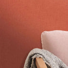 68523730 Linen Uni Terracotta Color Box 3 Wallpaper by Caselio