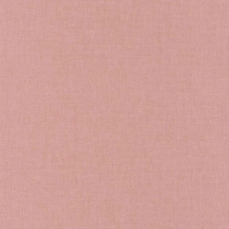 68524407 Linen Uni Rose Color Box 3 Wallpaper by Caselio
