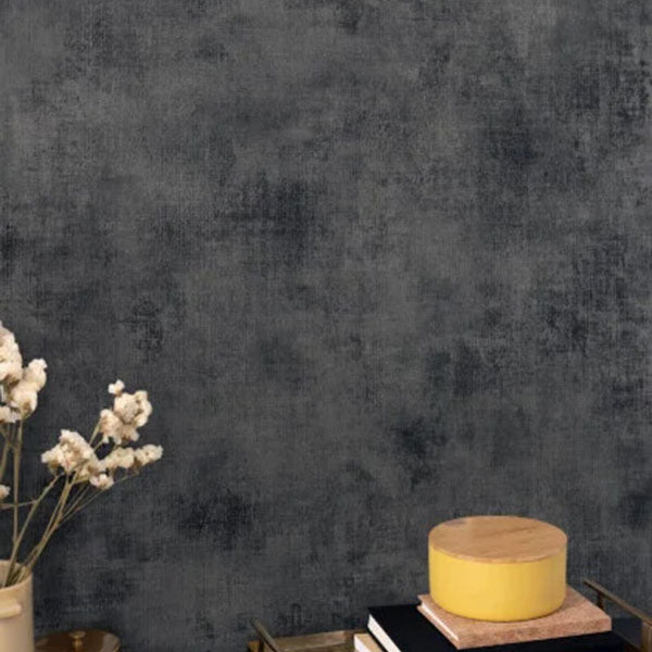 69879890 Telas Uni Noir Color Box 3 Wallpaper by Caselio