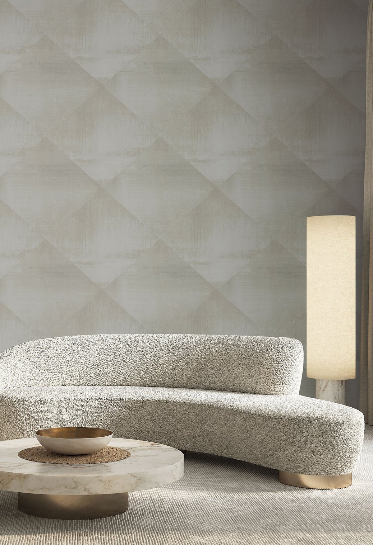 CC1211 In Clay Charcoal Carol Benson Cobb Wallpaper by York Wallcoverings