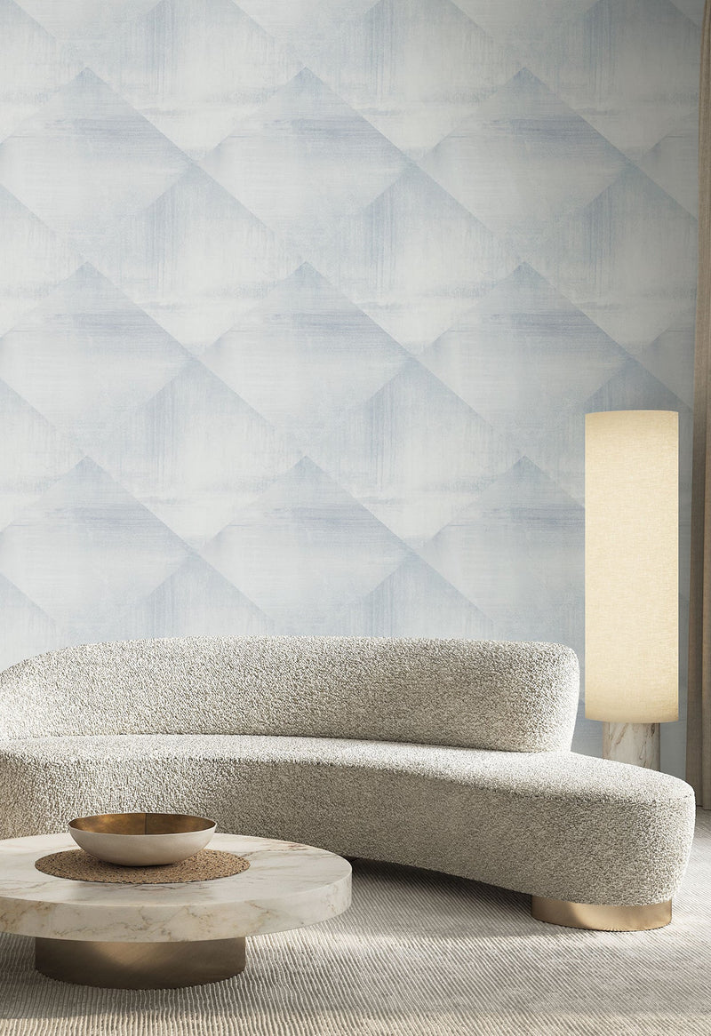 CC1215 In Clay Blue Carol Benson Cobb Wallpaper by York Wallcoverings