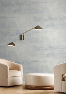 CC1222 Salt Flats Blue Carol Benson Cobb Wallpaper by York Wallcoverings
