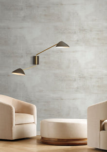 CC1223 Salt Flats Silver Carol Benson Cobb Wallpaper by York Wallcoverings