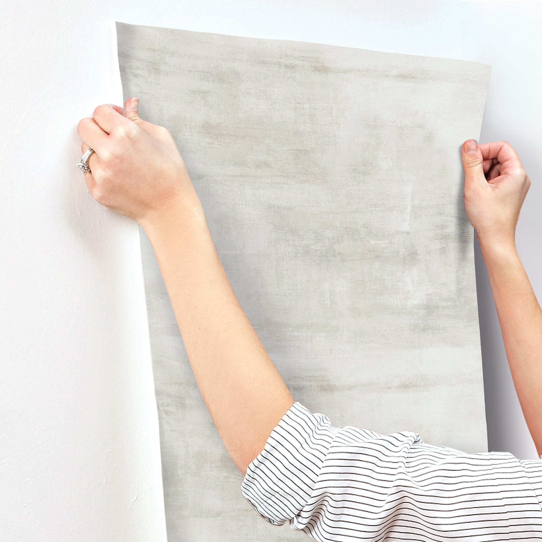 CC1223 Salt Flats Silver Carol Benson Cobb Wallpaper by York Wallcoverings