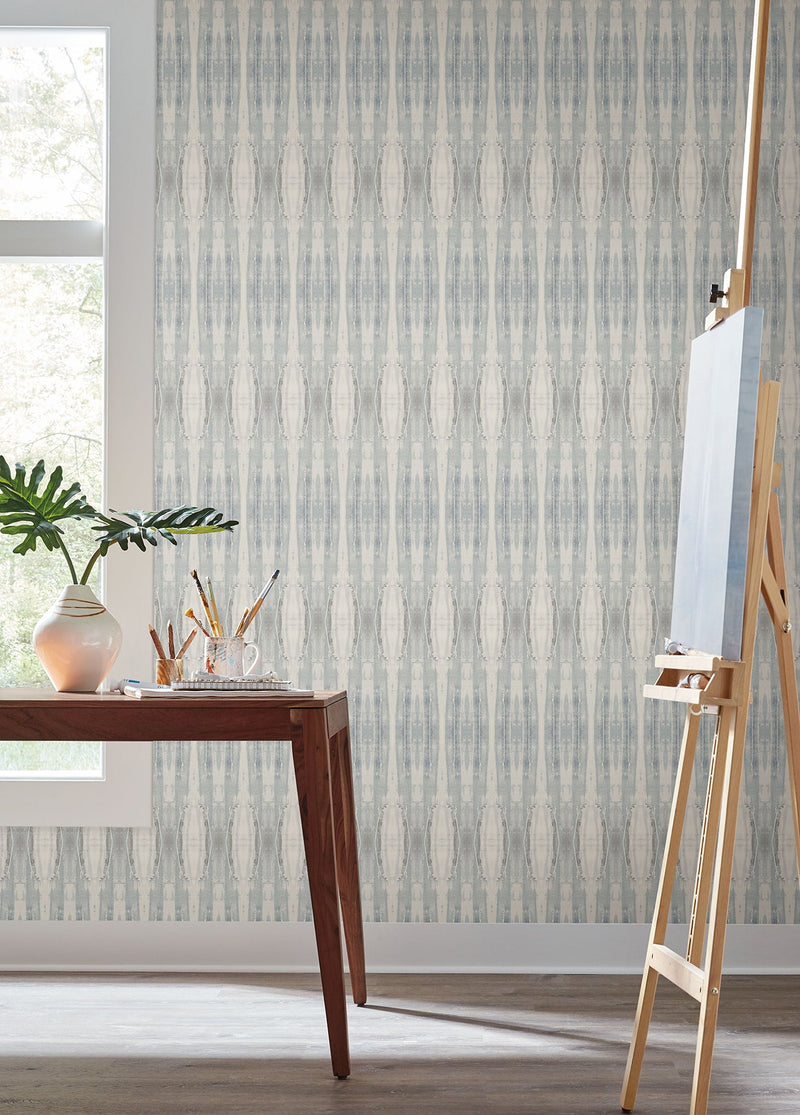 CC1235 Escalante Blue Carol Benson Cobb Wallpaper by York Wallcoverings