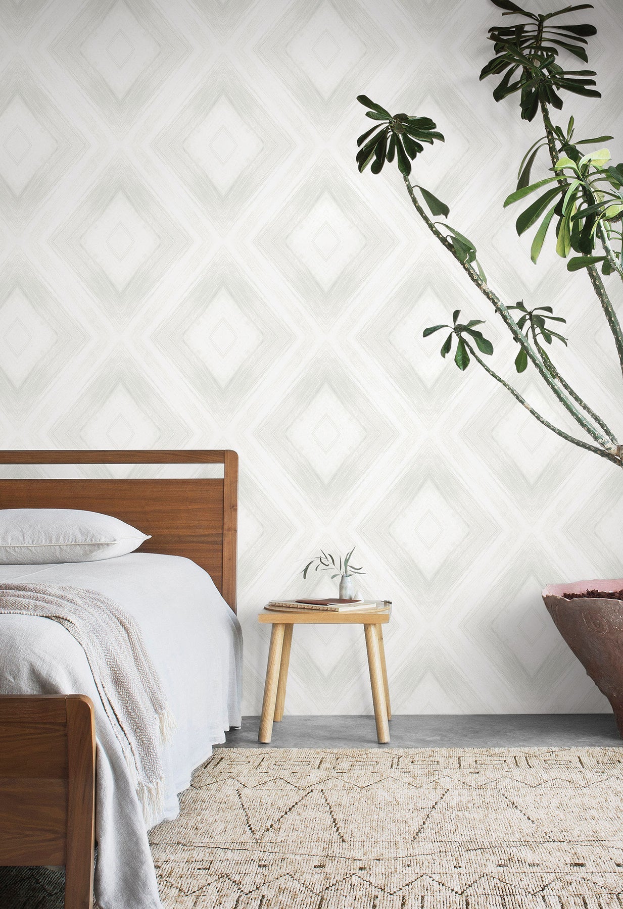 CC1242 Ballad Natural Carol Benson Cobb Wallpaper by York Wallcoverings