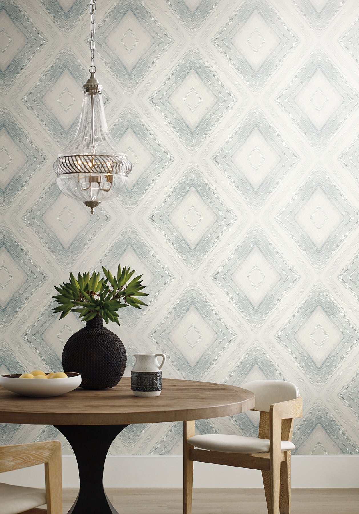 CC1244 Ballad Mist Carol Benson Cobb Wallpaper by York Wallcoverings