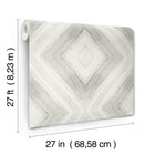 CC1245 Ballad Fog Carol Benson Cobb Wallpaper by York Wallcoverings