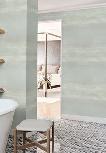 CC1251 Serene Reflection Mist Carol Benson Cobb Wallpaper by York Wallcoverings