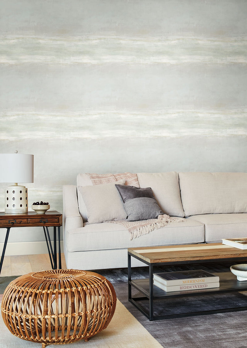 CC1251 Serene Reflection Mist Carol Benson Cobb Wallpaper by York Wallcoverings