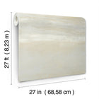 CC1253 Serene Reflection Fog Carol Benson Cobb Wallpaper by York Wallcoverings