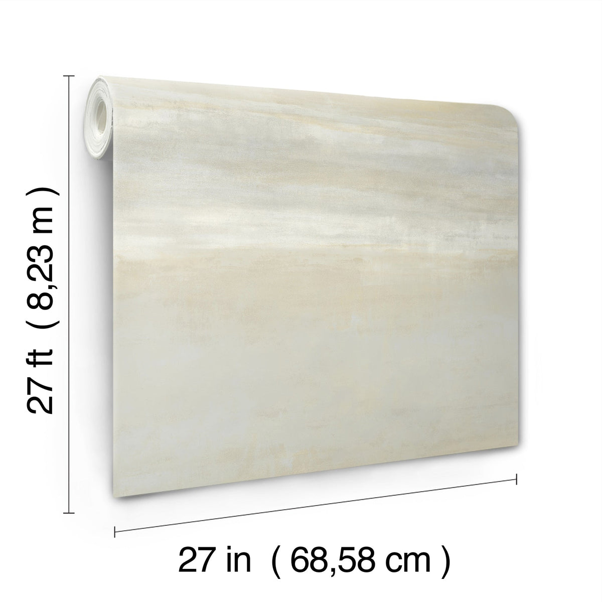 CC1253 Serene Reflection Fog Carol Benson Cobb Wallpaper by York Wallcoverings