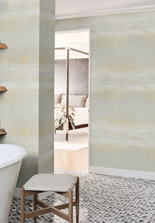 CC1253 Serene Reflection Fog Carol Benson Cobb Wallpaper by York Wallcoverings