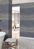 CC1255 Serene Reflection Navy Carol Benson Cobb Wallpaper by York Wallcoverings
