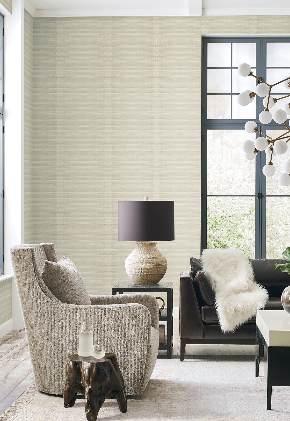 CC1263 Grey Stone Desert Carol Benson Cobb Wallpaper by York Wallcoverings