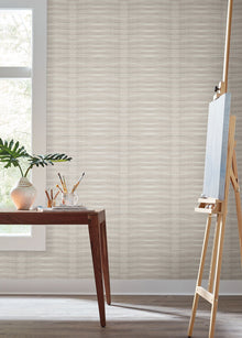 CC1264 Grey Stone Brown Carol Benson Cobb Wallpaper by York Wallcoverings