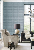 CC1265 Grey Stone Blue Carol Benson Cobb Wallpaper by York Wallcoverings