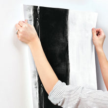 CC1271 Ink Wash Black Carol Benson Cobb Wallpaper by York Wallcoverings