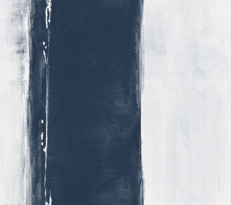 CC1272 Ink Wash Navy Carol Benson Cobb Wallpaper by York Wallcoverings