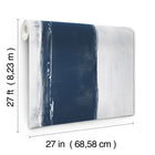 CC1272 Ink Wash Navy Carol Benson Cobb Wallpaper by York Wallcoverings