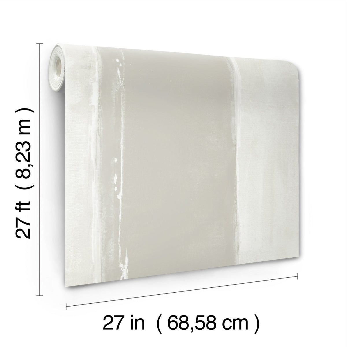 CC1273 Ink Wash Grey Carol Benson Cobb Wallpaper by York Wallcoverings